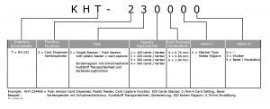 KHT-2300 Produktschlüssel