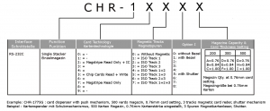 CHR-1000 Produktschlüssel
