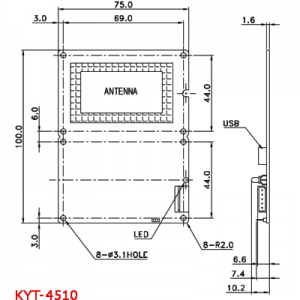 KYT-4500 RF-Kartenleser