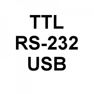 TTL, RS-232, USB Schnittstelle