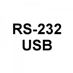 RS-232, USB Schnittstelle